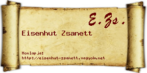 Eisenhut Zsanett névjegykártya