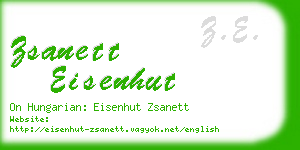 zsanett eisenhut business card